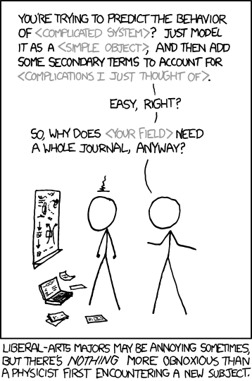 XKCD: Physicists